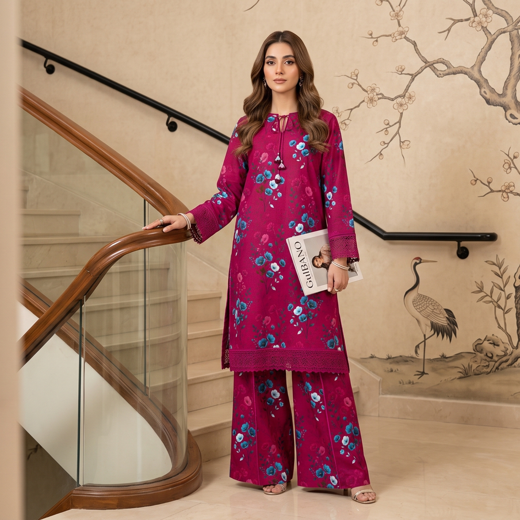 2PC Unstitched Premium Viscose – GulBANO