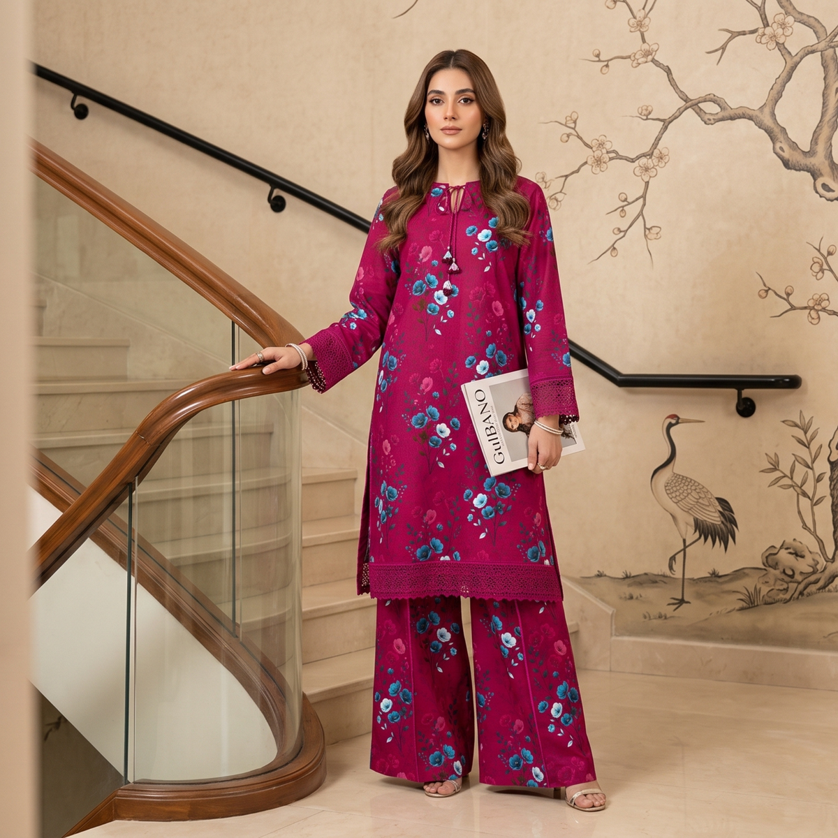 2PC Unstitched Premium Viscose – GulBANO