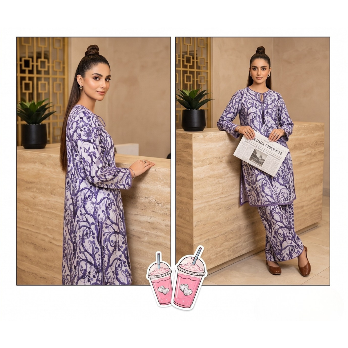 2PC Unstitched Premium Viscose – GulBANO