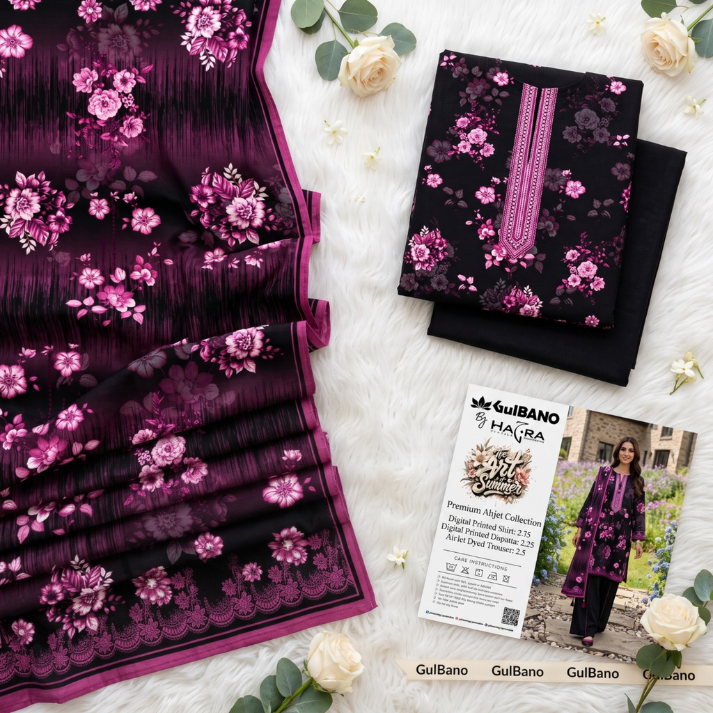 3PC Premium AirJet Lawn Suit - GulBANO