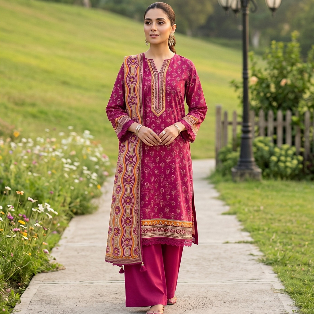 3PC Premium AirJet Lawn Suit - GulBANO