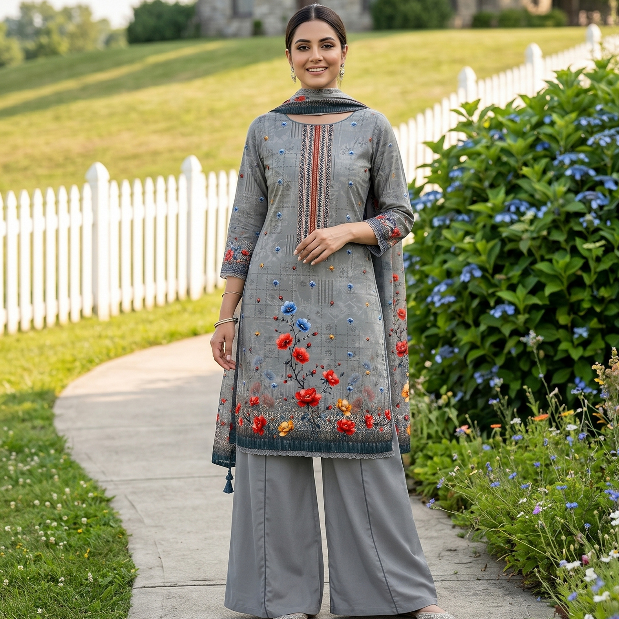 3PC Premium AirJet Lawn Suit - GulBANO