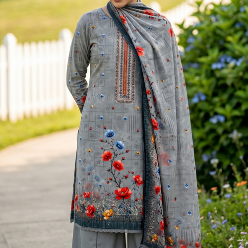 3PC Premium AirJet Lawn Suit - GulBANO