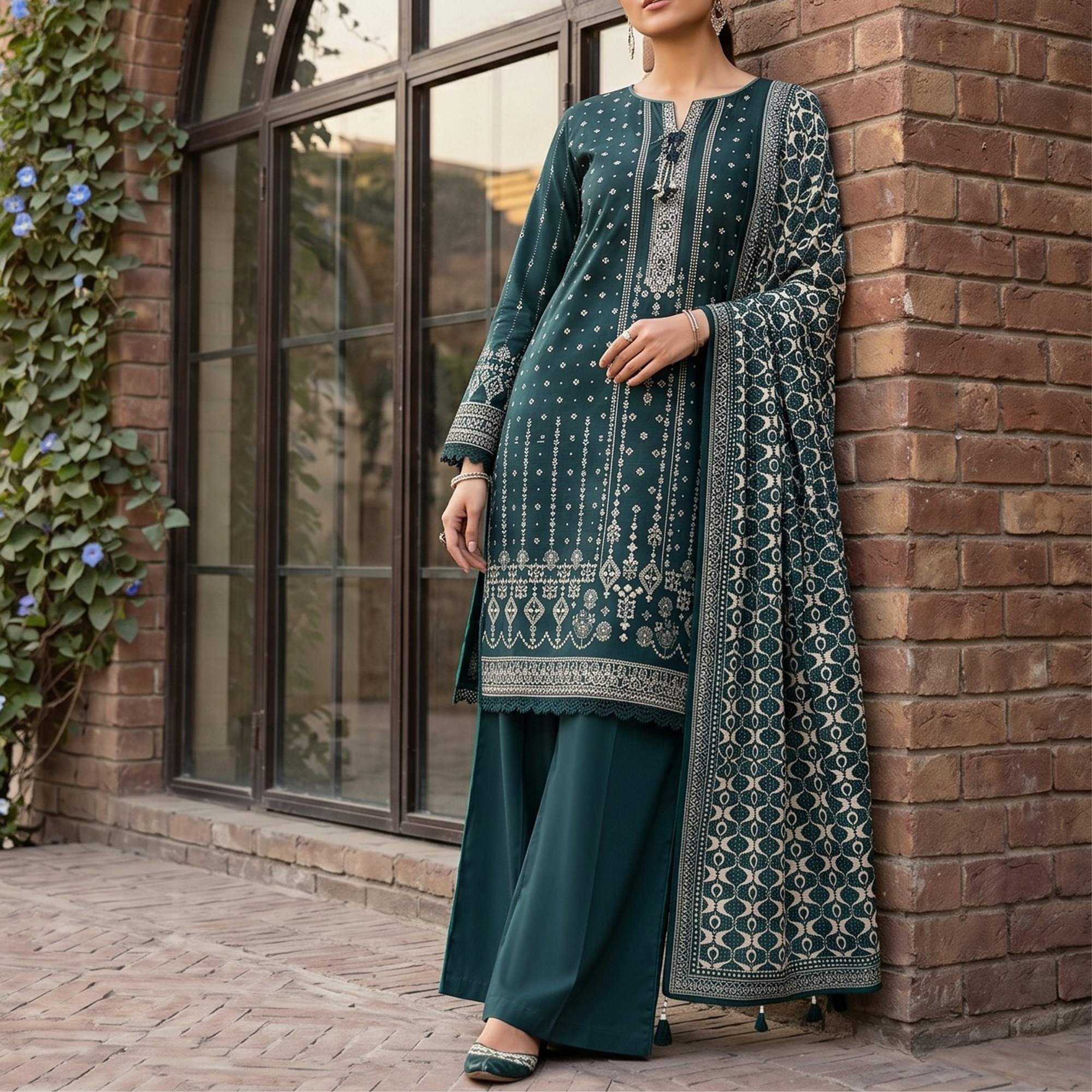 3PC Premium AirJet Lawn Suit - GulBANO