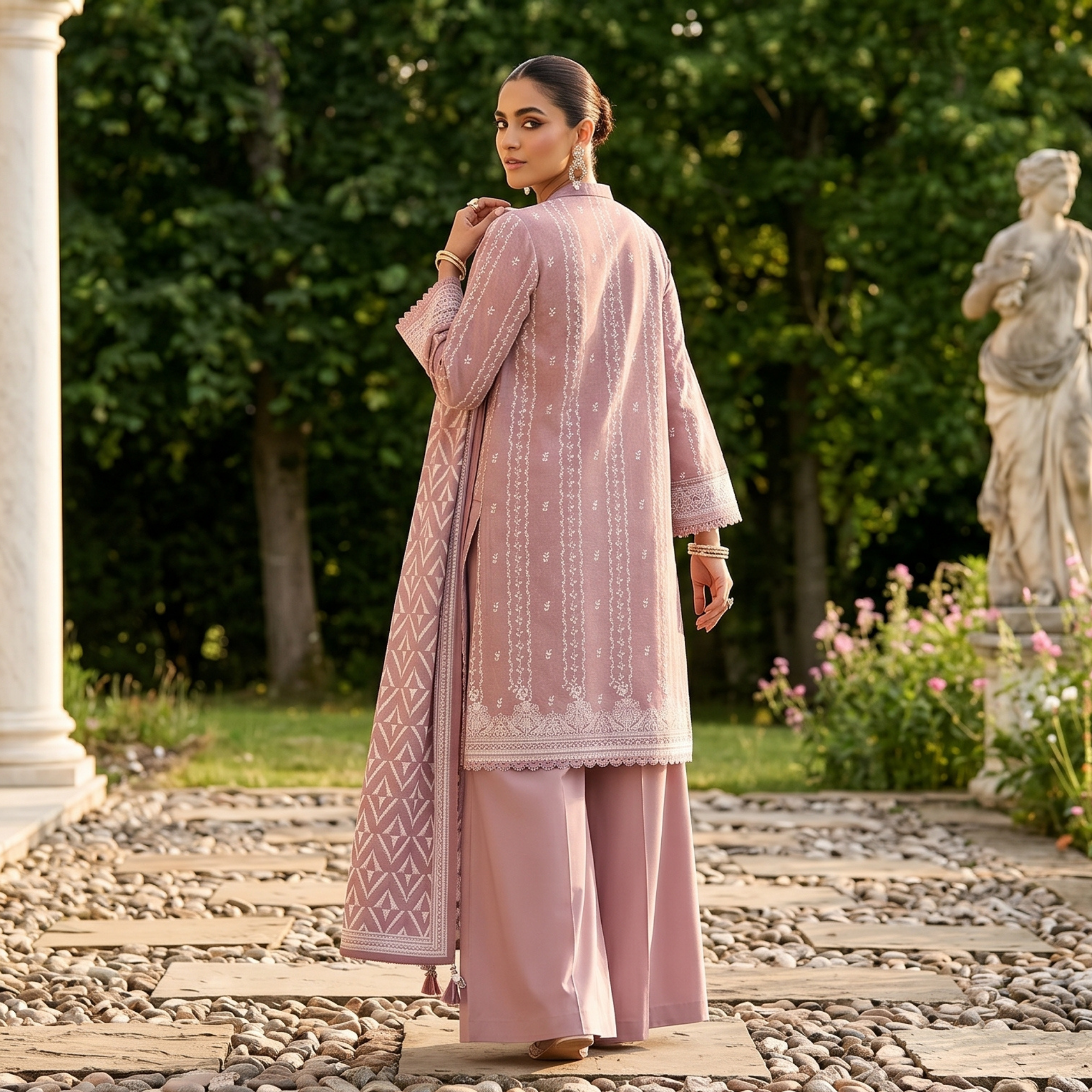3PC Premium AirJet Lawn Suit - GulBANO