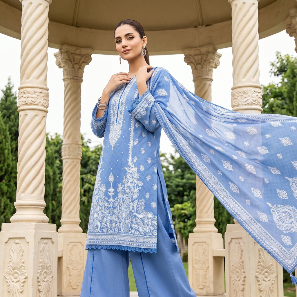3PC Premium AirJet Lawn Suit - GulBANO