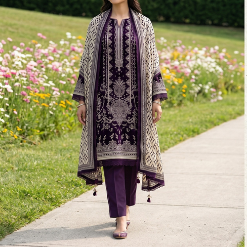 3PC Premium AirJet Lawn Suit - GulBANO