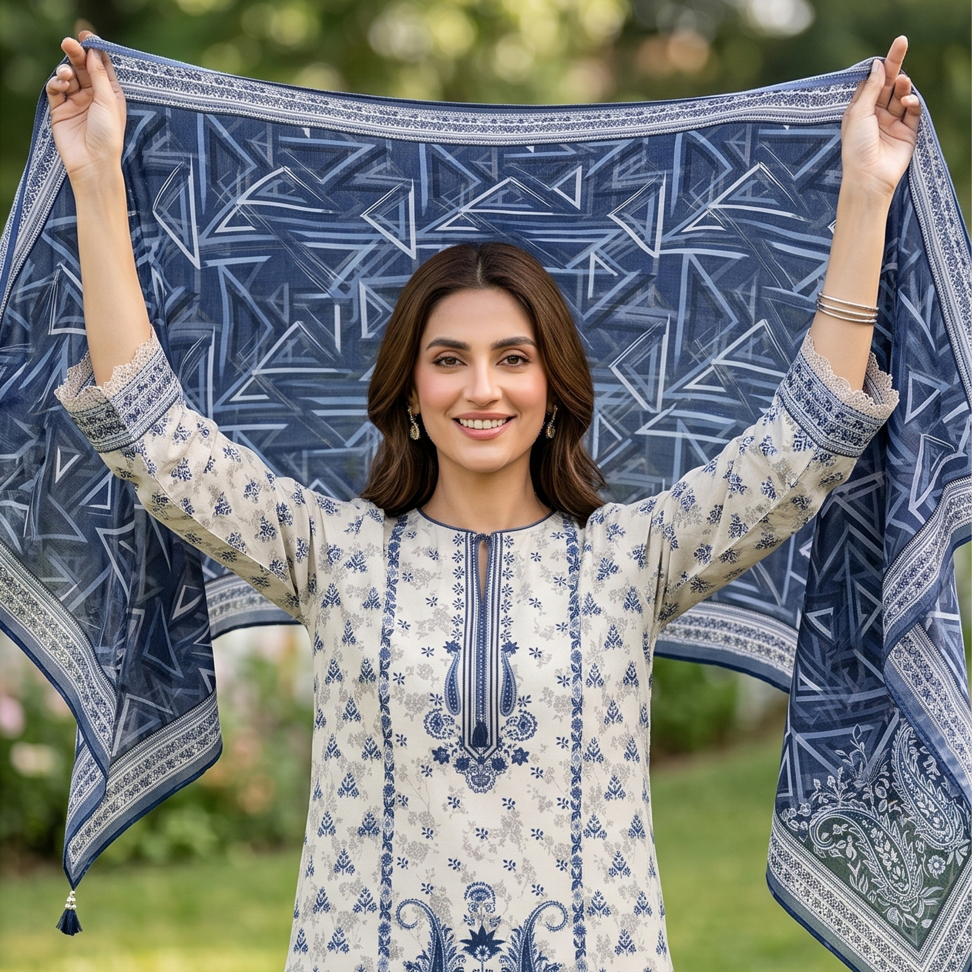 3PC Premium AirJet Lawn Suit - GulBANO