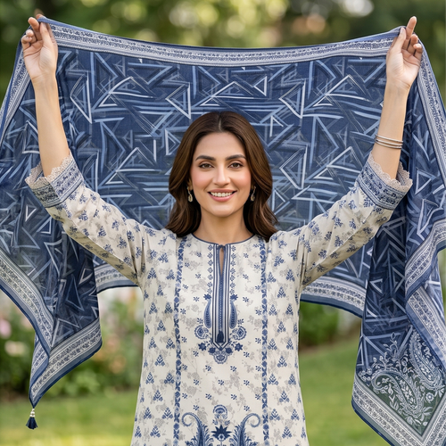 3PC Premium AirJet Lawn Suit - GulBANO