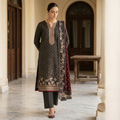3PC Unstitched Printed Slub Lawn Suit – Hajra Exclusive